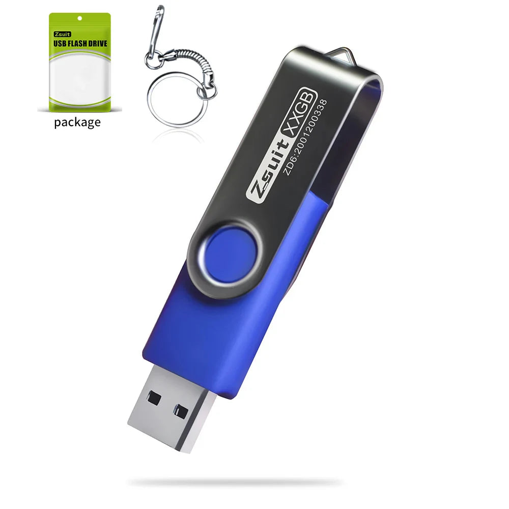 Zsuit 10 Pcs Free Custom USB Flash Drives 4GB 8GB 16GB Pen Drive 32GB 64GB 128GB USB Sticks Pendrive 512MB Gift Memory Stick USB