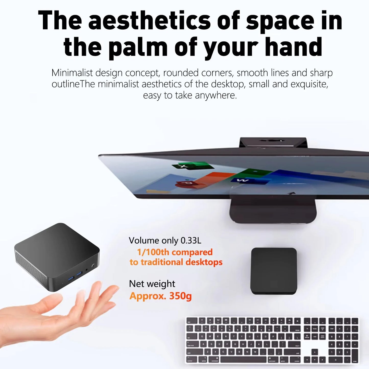 2026 Mini PC Windows 11 Intel Core i9 10980HK i7 4510U Portable Gaming Mini PC 16GB RAM 1TB SSD WiFi6 BT5.2 4K Mini Computer PC