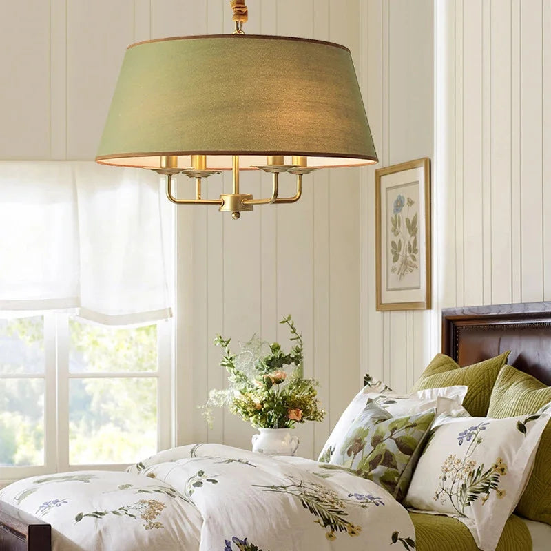 American Retro Living Room Pendant Lights Home Decor Hanging Lamp Dining Room Modern Led Light Fixtures Suspension Luminaire
