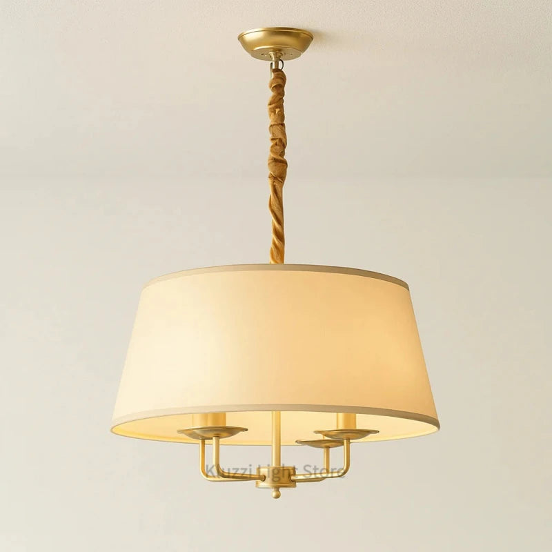American Retro Living Room Pendant Lights Home Decor Hanging Lamp Dining Room Modern Led Light Fixtures Suspension Luminaire