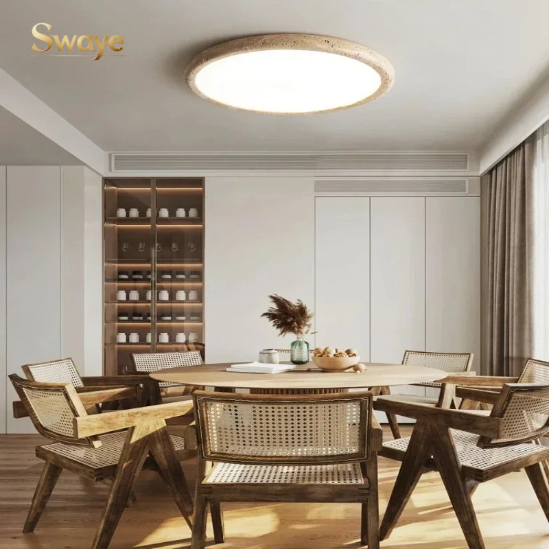 Modern Minimalist LED Ceiling Pendant Lamp Design Natural Stylish Chandelier Light Home Decor Living Dinning Room Bedroom Indoor