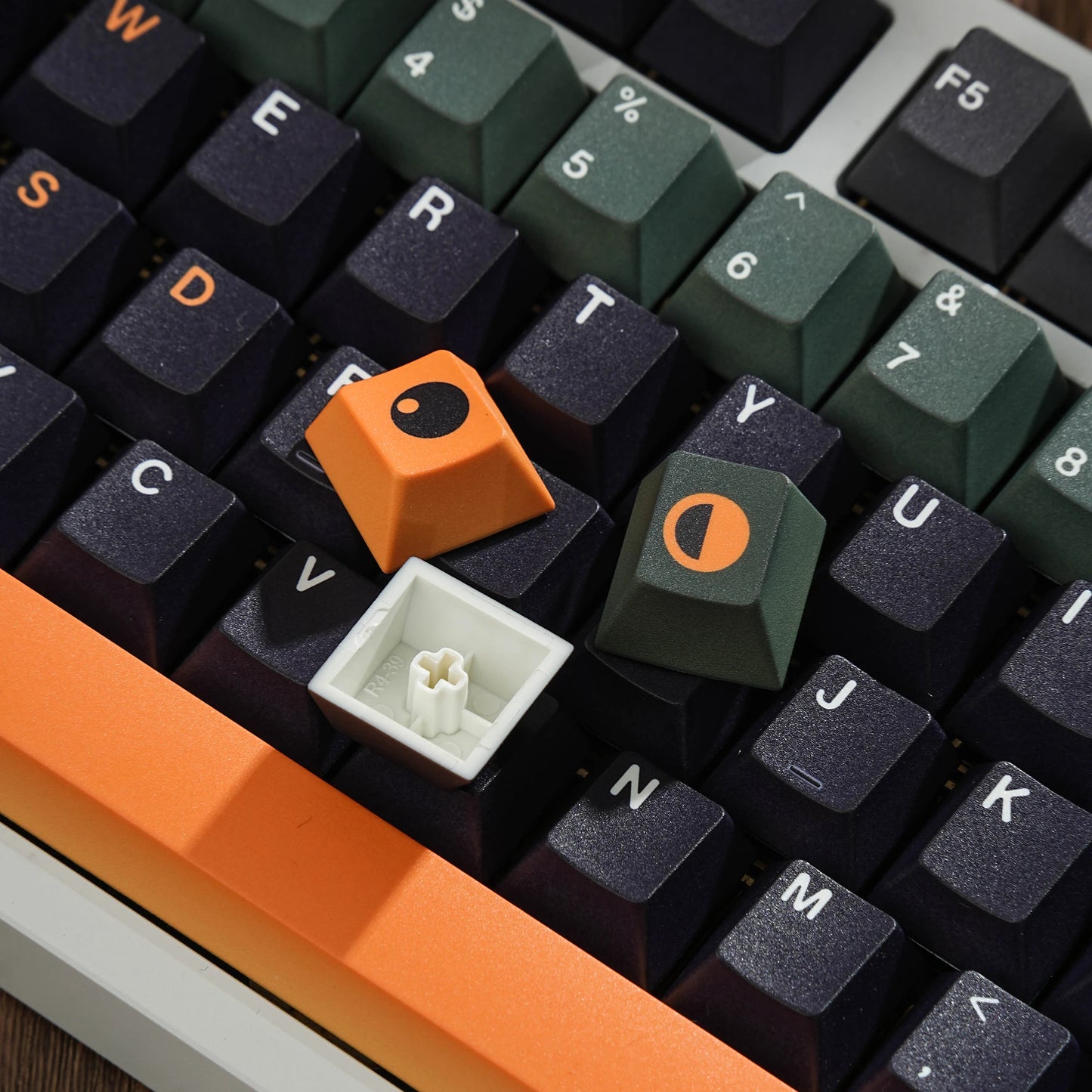 GMK Resonance Dye Sub 143-Key Mechanical Keyboard Keycaps Multilingual Set - German Korean Spanish Arabic French Russian ABNT-2