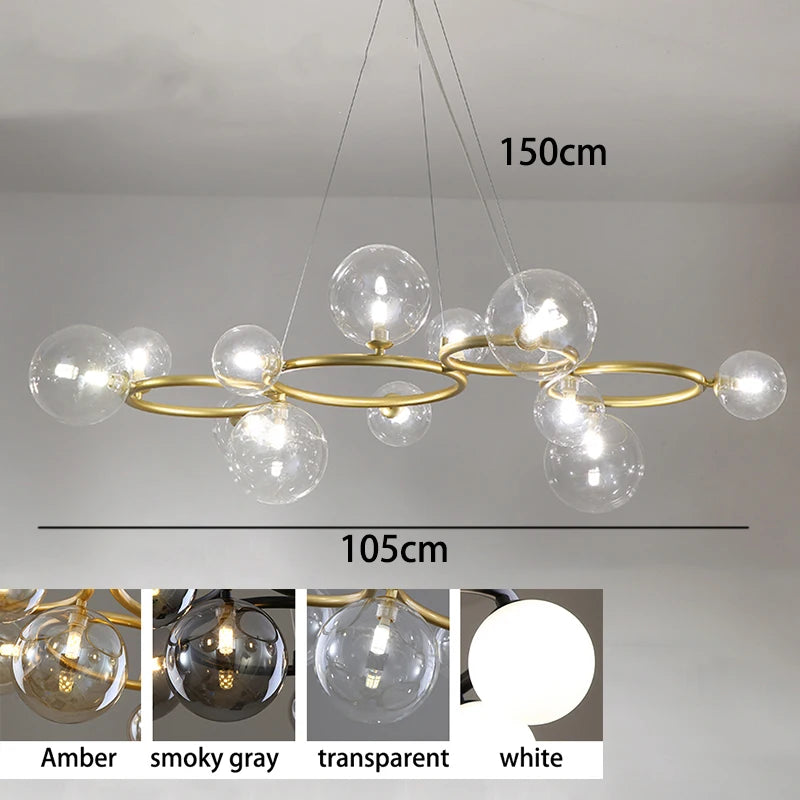 Modern home decor led lights pendant light lamps for living room Chandeliers for dining room hanging light indoor lighting