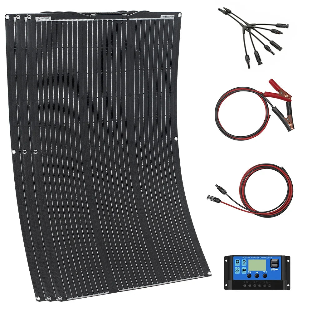 Portable Flexible Solar Panel Kit – Lightweight, Durable & Versatile for On-the-Go Power Solutions