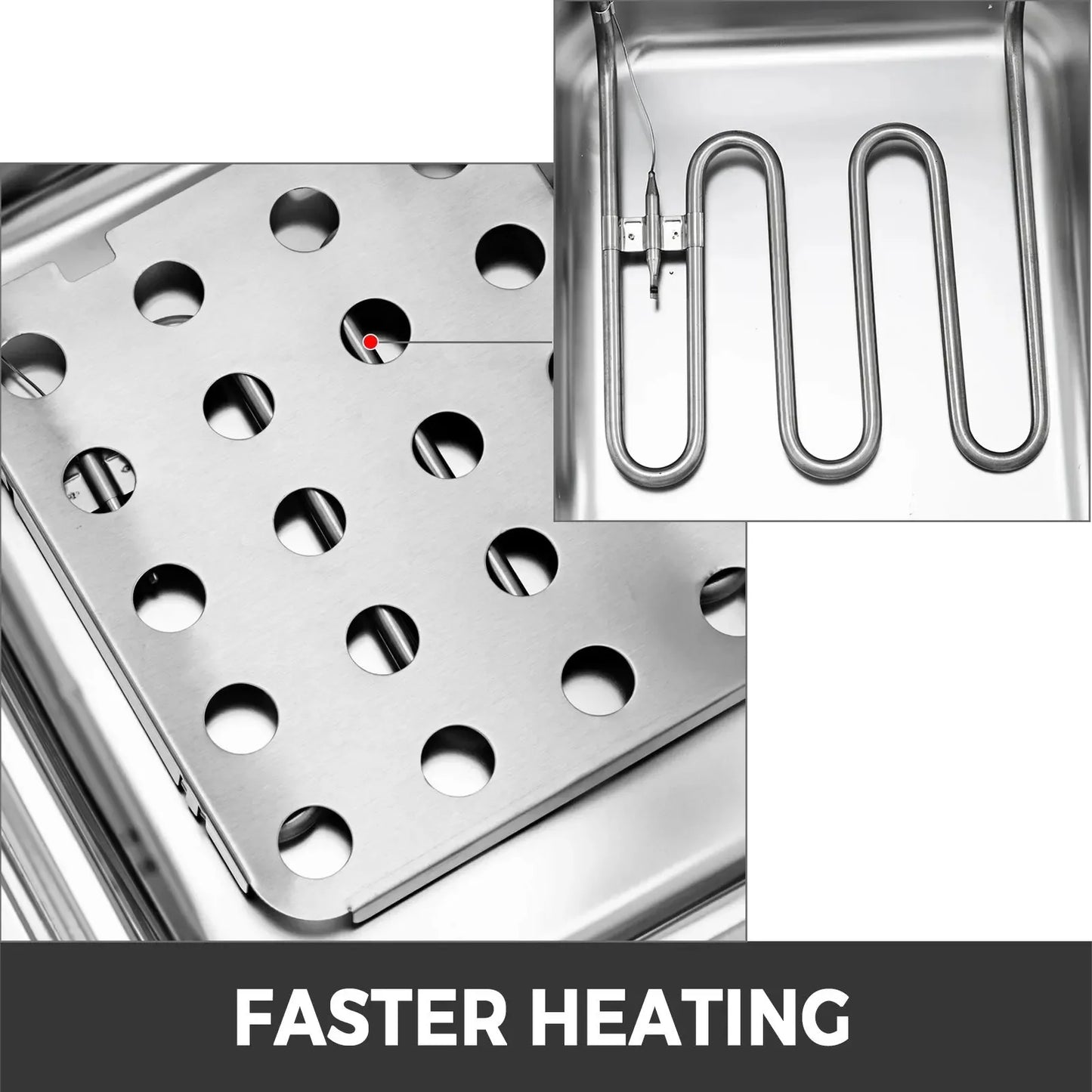 Electric Deep Fryers Dual Tanks 12L for Fast Food Restaurant or Camping Picnic Fried Chicken Frying Chips French Fries