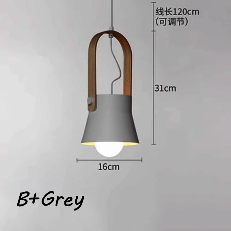 Modern Iron Macaron Pendant Lights Nordic loft Restaurant Bar Pendant Lamp Home Decor Kitchen Fixtures Hanging Lights Luminaires