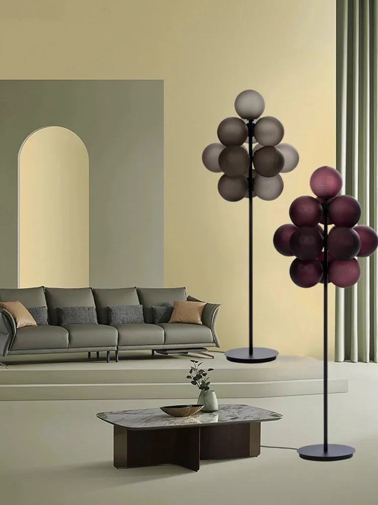 Simple Design Grape Lamp Series Personality Home Decor Elegant Creative Ripple Ball Lights Ceiling Chandelier For Living Room
