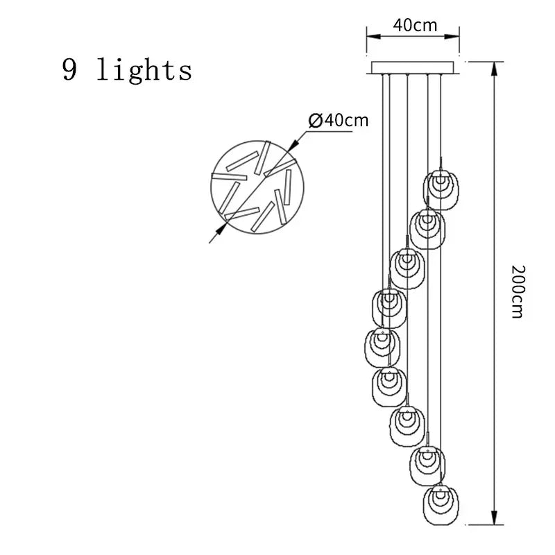 Modern Crystal LED Ceiling Chandelier for Living Room Staircase Long Home Decor Luxury Hallway Gold Silver Hanging Lamp Fixtures