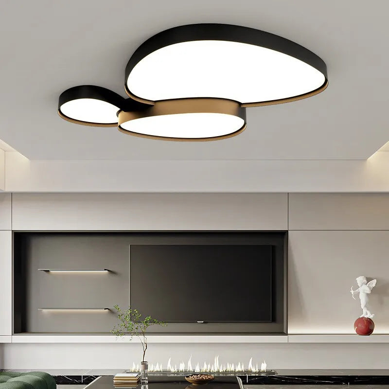 Modern Minimalist Creative LED Ceiling Chandelier Lamps Design Art Suspension Pendant Light Home Decor Items Living Room Bedroom