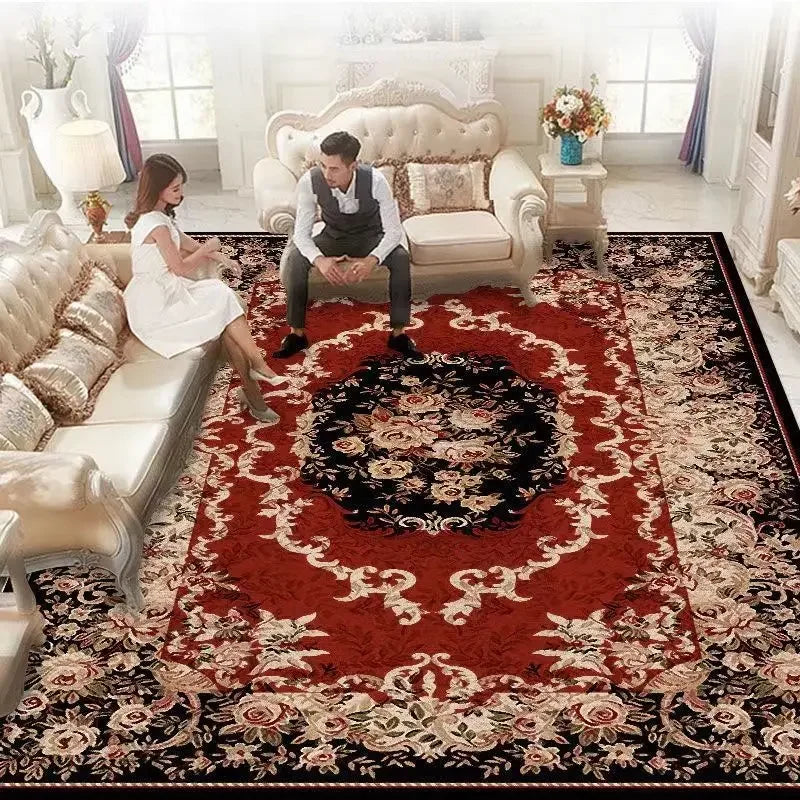 Luxury Carpets for Living Room 160x230 Flannel Customizable Soft Rugs European Bedroom Decor Home Alfombra Plush Non-slip Mat