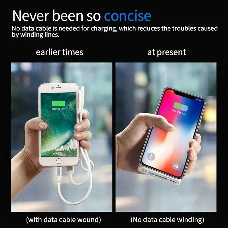 Oneplus Magnetic Power Bank Super Thin Wireless 200000mah High Capacity Backup Battery Two-way Fast Charger For iPhone Xiaomi
