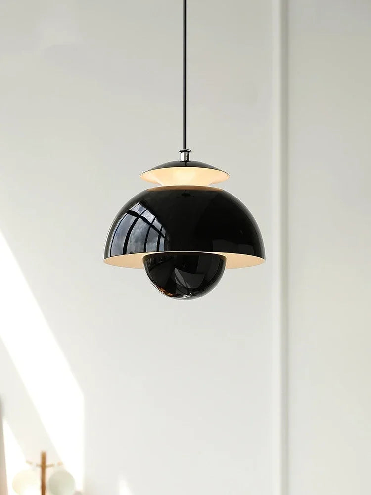 Danish New Design Flower Bud Led Pendant Lamp Restaurant Dining Desk Children's Room Bedroom Bedside Chandelier Home Decor Light