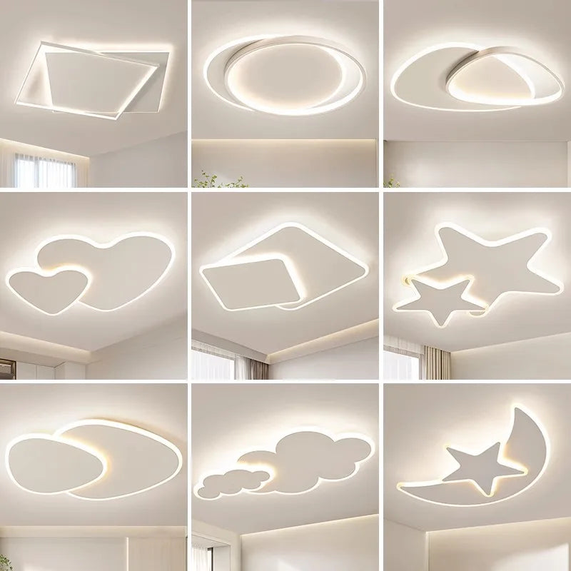 Modern LED Ceiling Lamp For Living Dining Bedroom Loft Children's Room Chandelier Kid's Light Indoor Home Decor Lighting Fixture