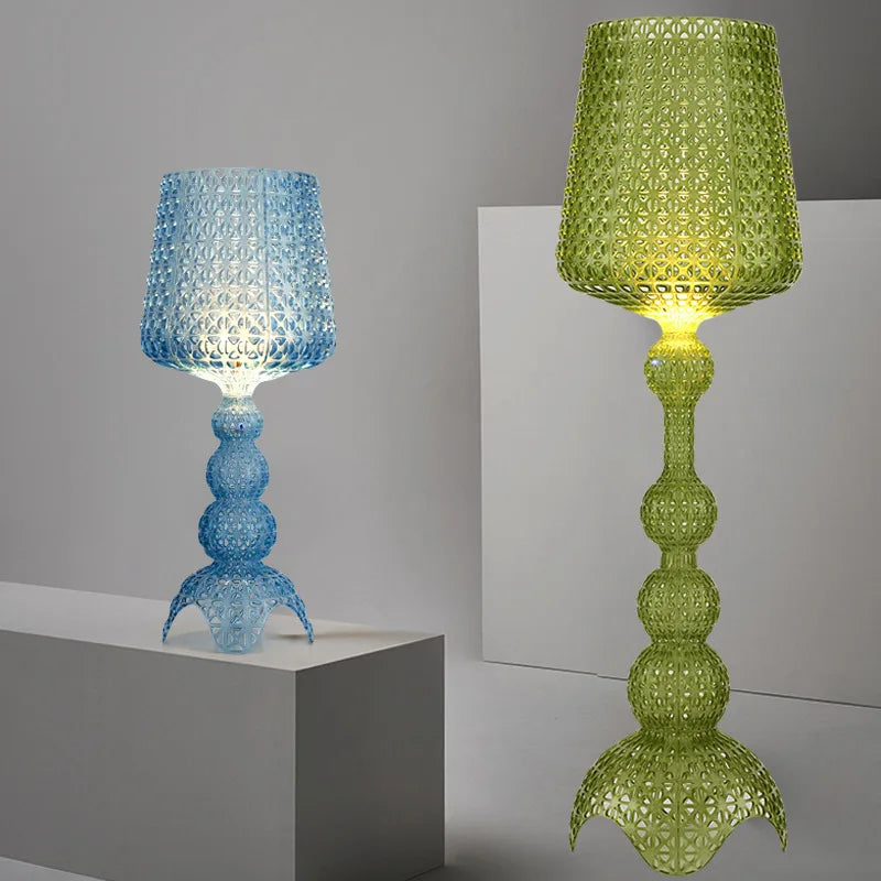 Italian Design Creative Floor Lamp Hollow Acrylic Modern Standing Light for Living Room Bedroom Home Decor LED