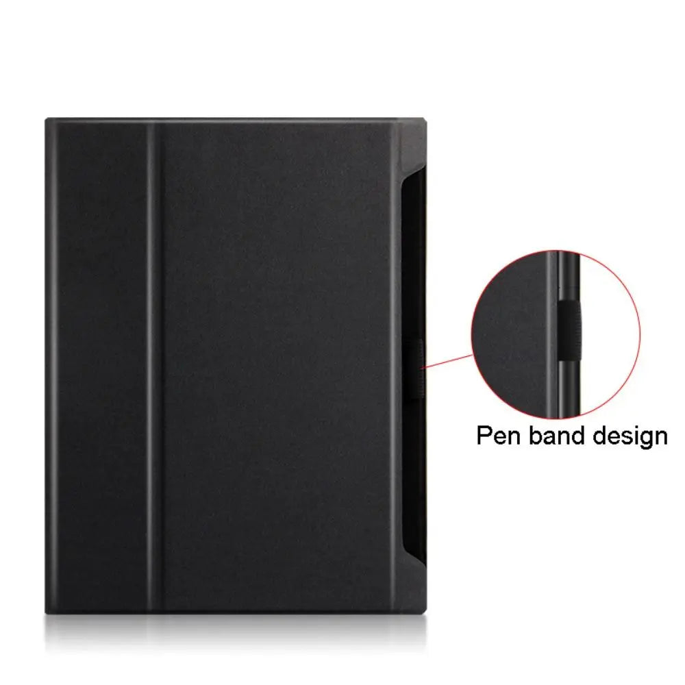 Foldable E-Reader Case Paste Type Wear-resistant Folio Cover Anti-fall Leather Protective Shell for Onyx BOOX MAX Lumi/MAX3