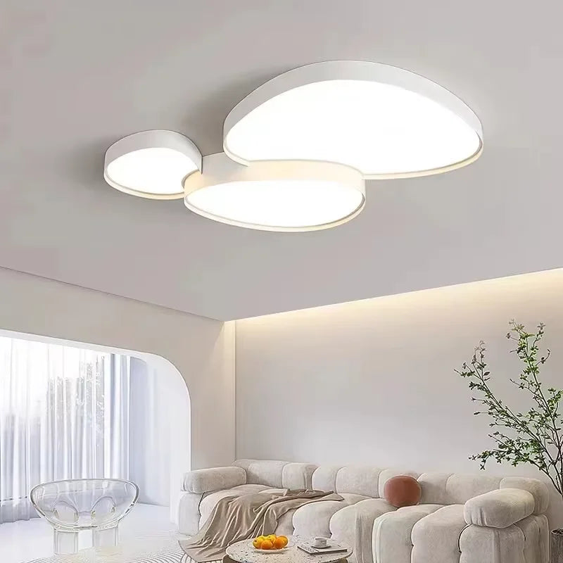 Modern Minimalist Creative LED Ceiling Chandelier Lamps Design Art Suspension Pendant Light Home Decor Items Living Room Bedroom