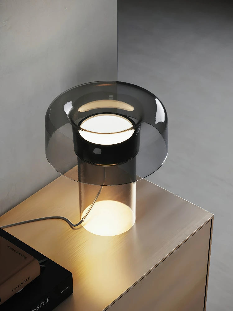 Modern Minimalist Glass Table Lamp Nordic Designer Creative LED Floor Lamp for Bedroom Living Room Study Home Decor Lighting