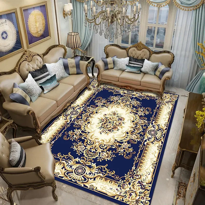 Luxury Carpets for Living Room 160x230 Flannel Customizable Soft Rugs European Bedroom Decor Home Alfombra Plush Non-slip Mat