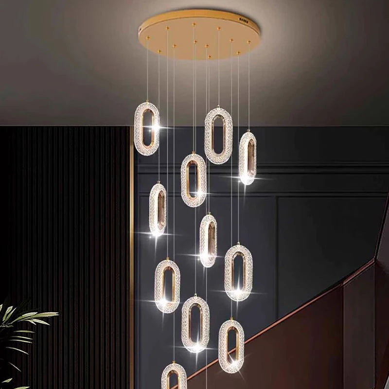Modern home decor ring led lights pendant light lamps for living room Chandeliers for dining room hanging light indoor lighting