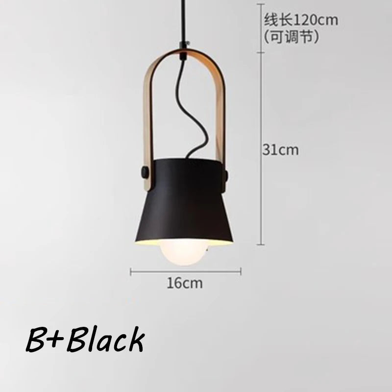 Modern Iron Macaron Pendant Lights Nordic loft Restaurant Bar Pendant Lamp Home Decor Kitchen Fixtures Hanging Lights Luminaires