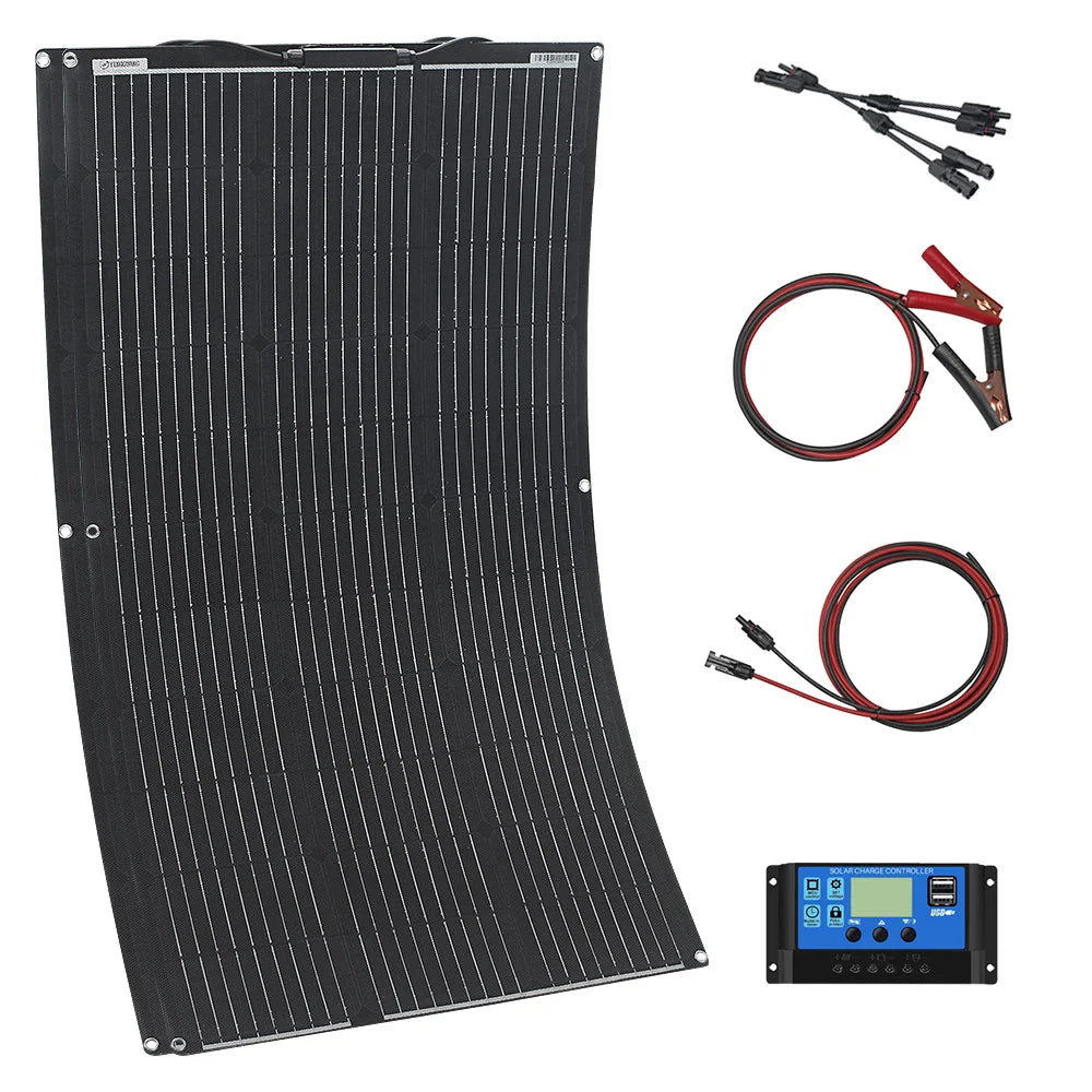 Portable Flexible Solar Panel Kit – Lightweight, Durable & Versatile for On-the-Go Power Solutions