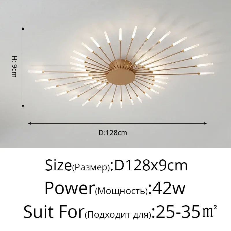 Modern Minimalist Metal Master Bedroom LED Ceiling Lamp Nordic Restaurant Dinning Room Ceiling Light Home Decor Ceiling Fixtures