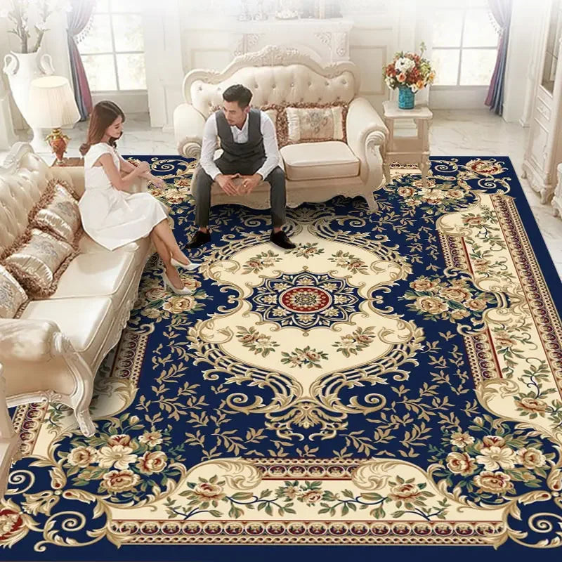 Luxury Carpets for Living Room 160x230 Flannel Customizable Soft Rugs European Bedroom Decor Home Alfombra Plush Non-slip Mat