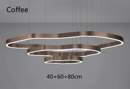 Nordic Simple Led Pendant Lights for Living Dining Room Coffee Tables Hotel Bedroom Chandeliers Home Decor Hanging Light Fixture