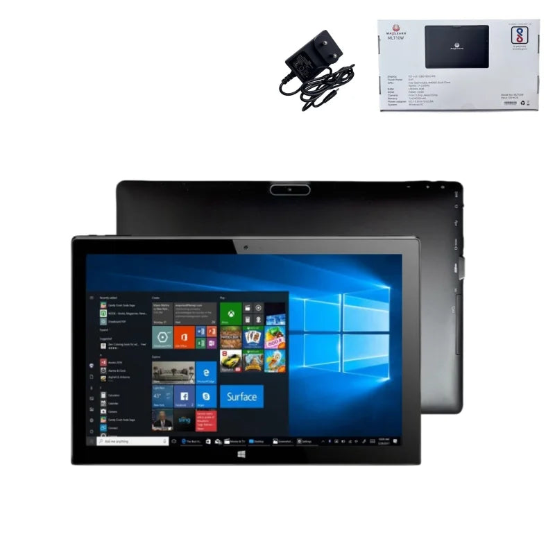 10.1" Windows 10 Pro Tablet PC Intel Celeron N4000 64bit Quad Core Dual Camear 4GB DDR 32GB ROM 1280 x 800 IPS HD-MI Port