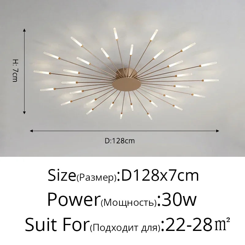 Modern Minimalist Metal Master Bedroom LED Ceiling Lamp Nordic Restaurant Dinning Room Ceiling Light Home Decor Ceiling Fixtures