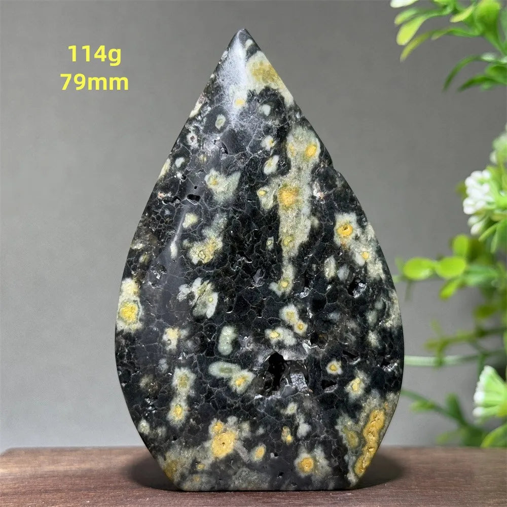 Natural Ancient Ocean Jasper Crystalline Cluster Free Form Torch Mineral Rock Spirit Energy Witchcraft Healing Home Decor Gift