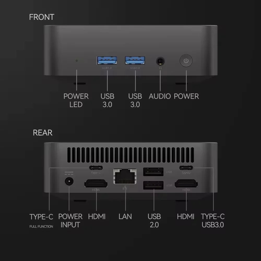 2026 New Mini PC Computer Intel core i9 10980HK  Windows 11 16/32GB RAM 1TB 2TB SSD  WIFI 6 BT5.2 4K HD Mini Gaming office