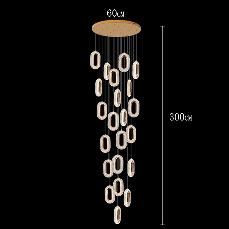 Modern home decor ring led lights pendant light lamps for living room Chandeliers for dining room hanging light indoor lighting