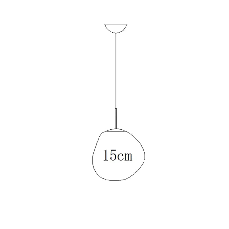Original Lava Lamp Acrylic LED Chandeliers Restaurant Pendant lamp Long Staircase Villa Home Decor Lighting Fixture Luminaries