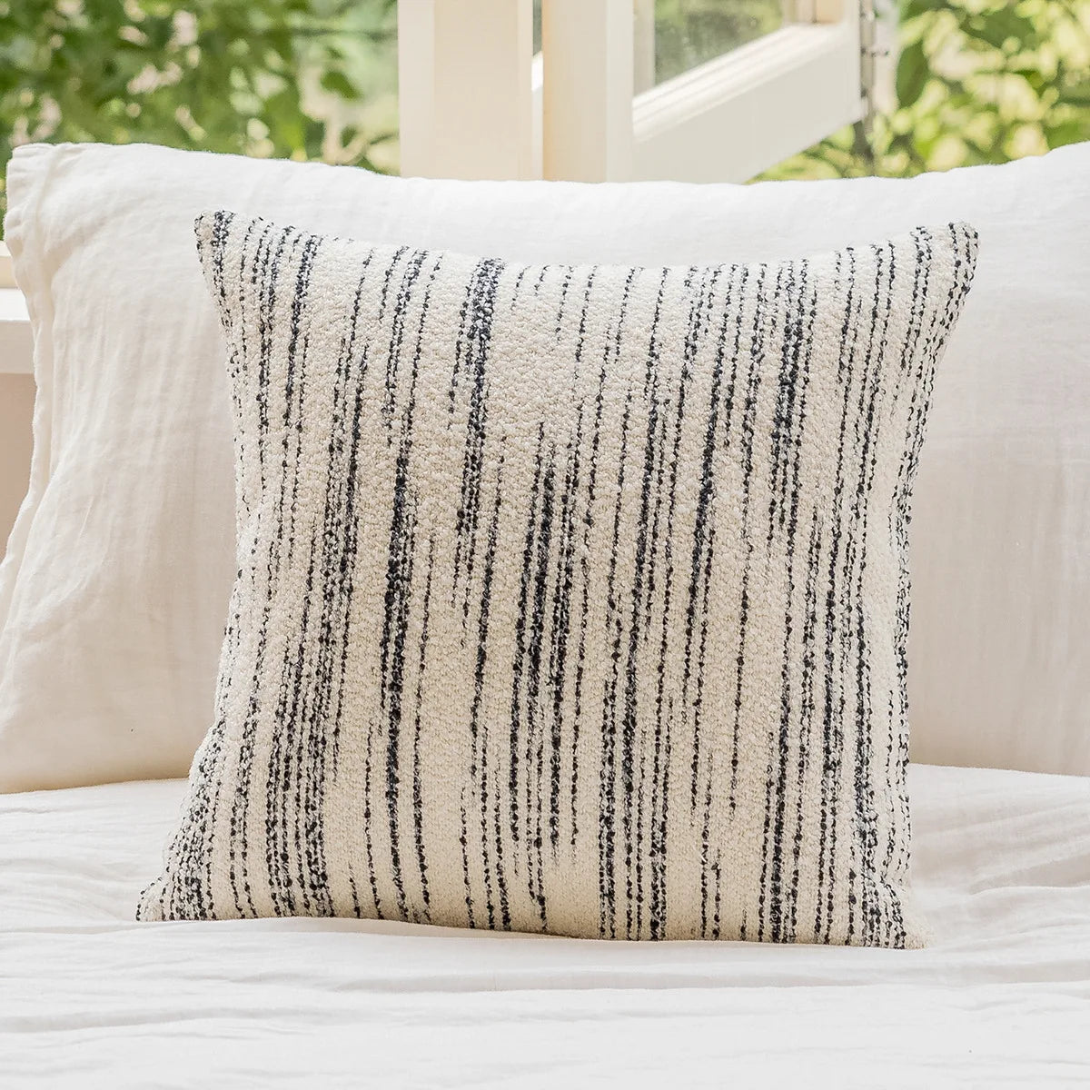 French Cream Style Pillow Covers Decorative Ins Plant Jacquard Cushion Cover 45*45 Home Decor Living Room Decoration Pillowcases