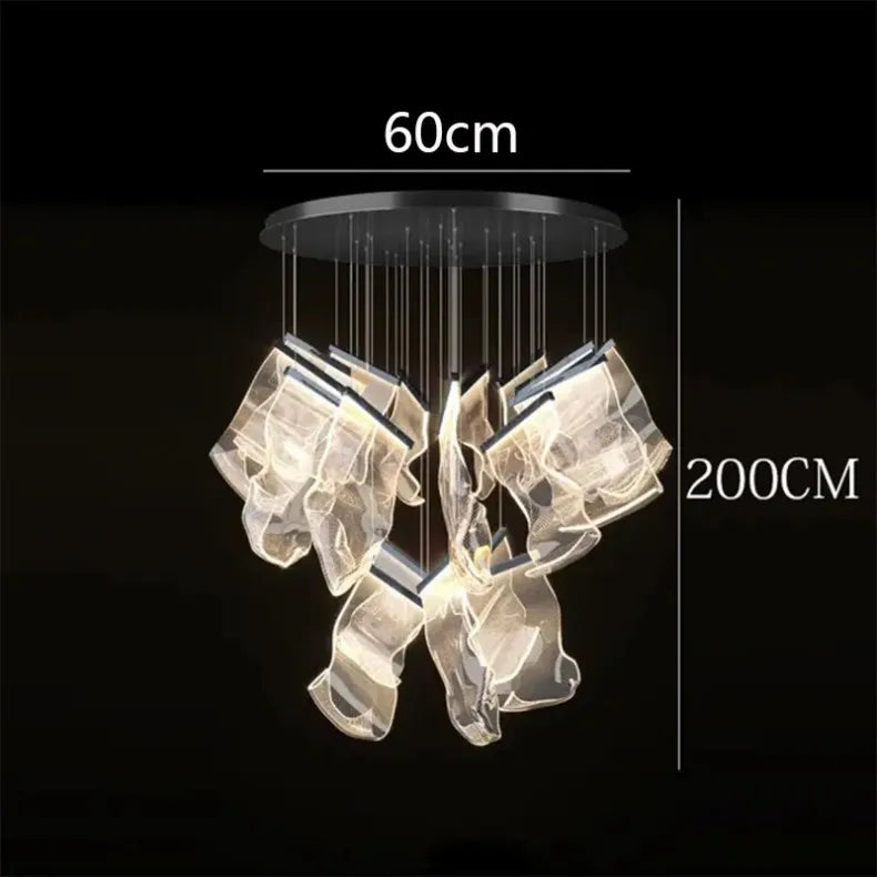 Modern home decor led lights pendant light lamps forstaircase Chandeliers for living room hanging light indoor lighting