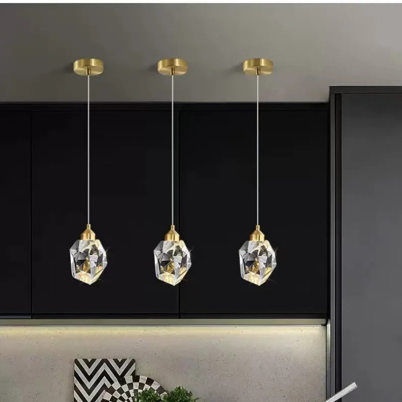 Modern Hall LED Chandeliers Luxury Villa Staircase Crystal Chandeliers Attic Hotel Lighting Fixtures Home Decor Chandeli