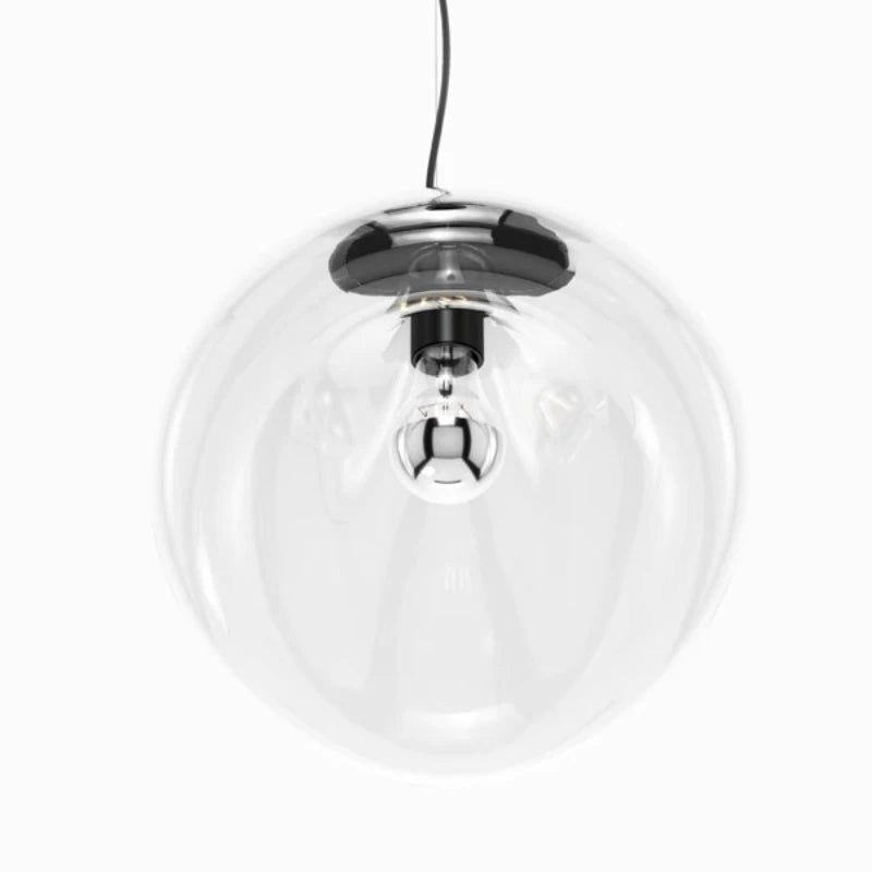 Modern Led Pendant Light Home Decor Dining Room Pendant Lamp Simple Nordic Creative Personality New Smoke Glass Chandelier E27