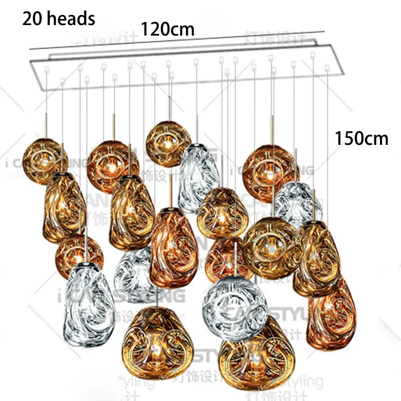 Modern home decor led lights pendant light lamps for living room Chandeliers for dining room hanging light indoor lighting
