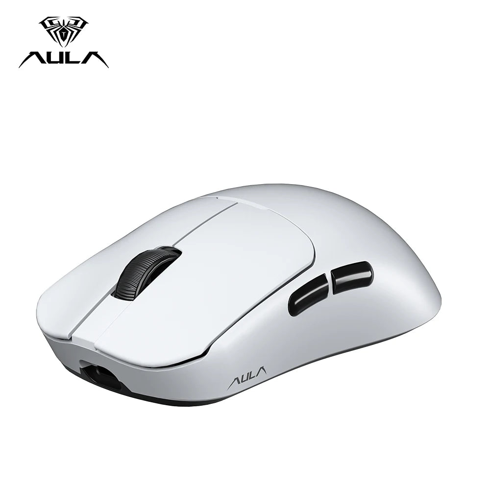 AULA SC380 Pro Gaming Mouse With Adjustable 12000 DPI PAW3311 Sensor Tri-Modes Wireless 59g Lightweight Mouse With Charging Base