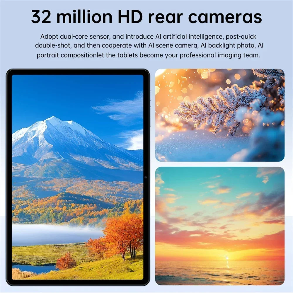 New Pad 7S Pro Tablet PC 22GB+2TB Original 10000mAh Dual SlM Card Global Version 10.1HD Screen Android 15 Tab Children's Tab
