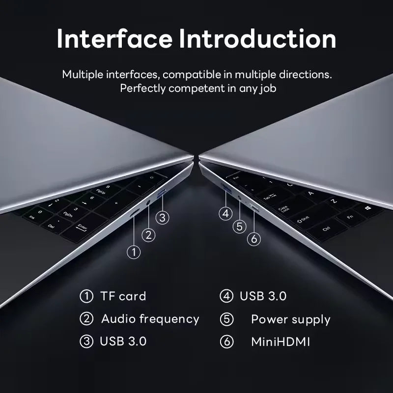 NEW Core i9-10980HK laptop 16GB RAM 1/2TB SSD Portable laptops 14.1-inch Windows 11 Por Notebook computer Office Gaming
