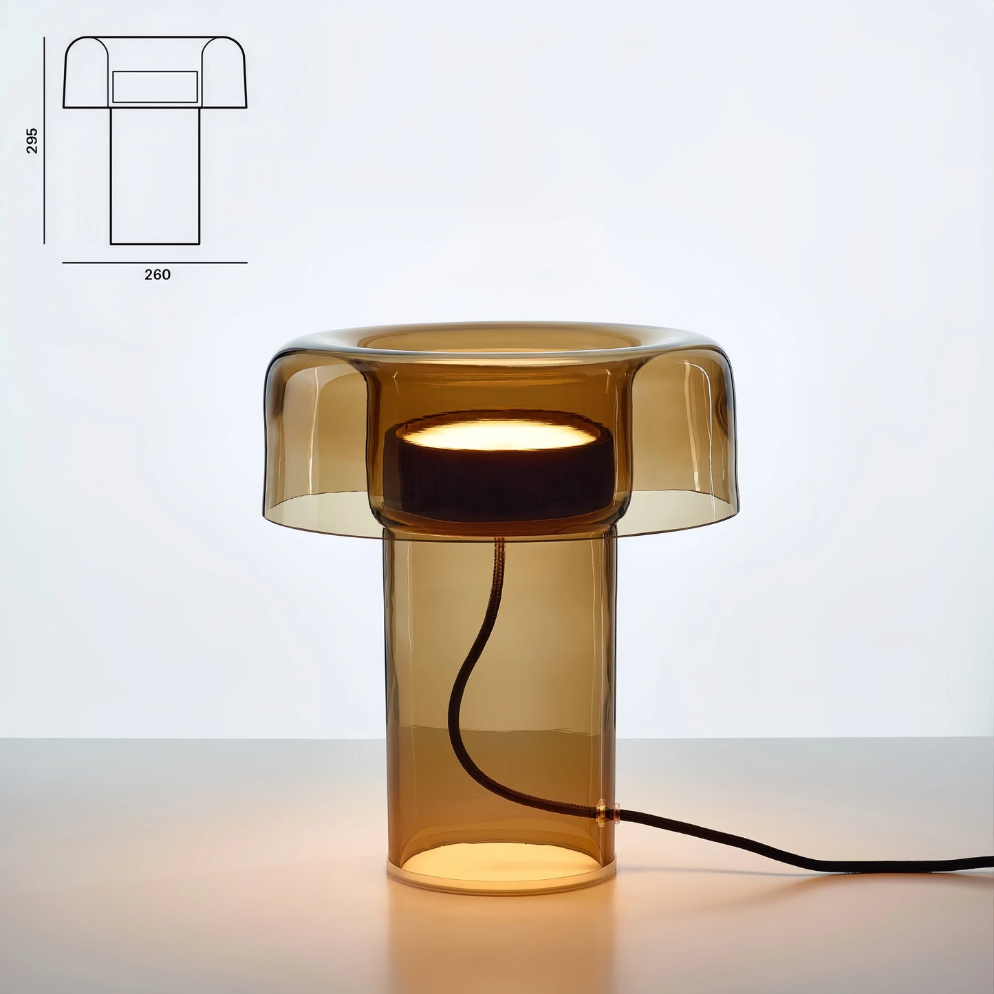 Modern Minimalist Glass Table Lamp Nordic Designer Creative LED Floor Lamp for Bedroom Living Room Study Home Decor Lighting