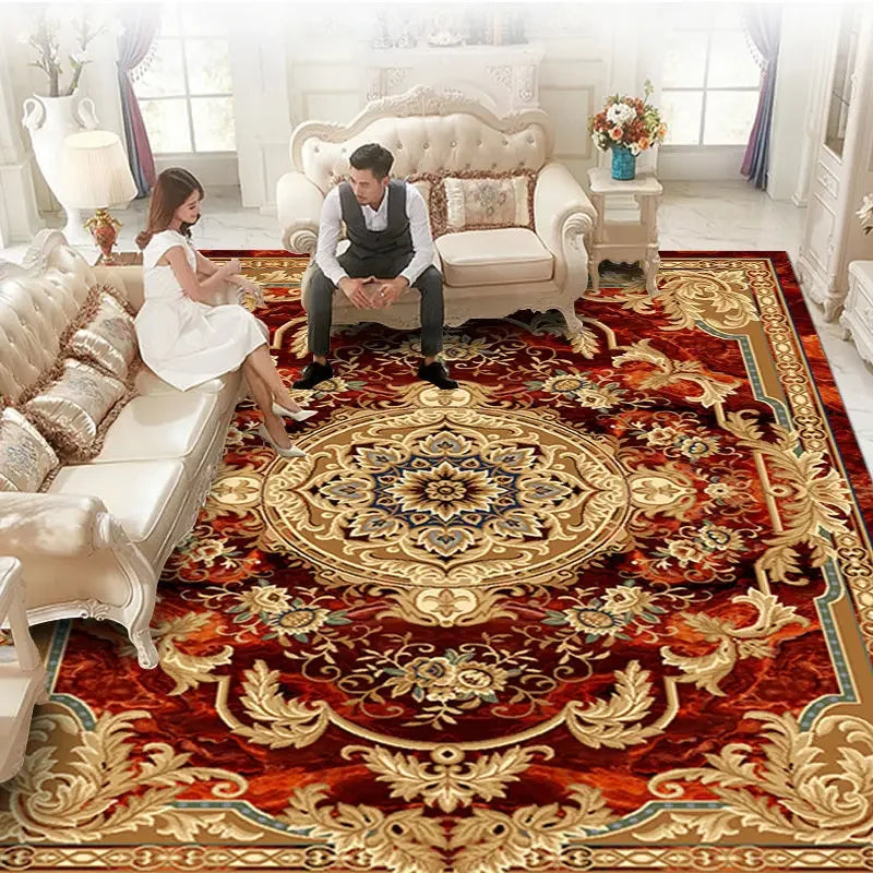 Luxury Carpets for Living Room 160x230 Flannel Customizable Soft Rugs European Bedroom Decor Home Alfombra Plush Non-slip Mat