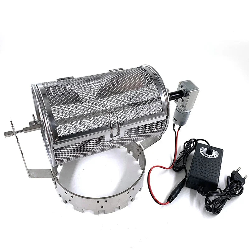 manual use or electric use stainless steel coffee bean nuts roaster baking machine