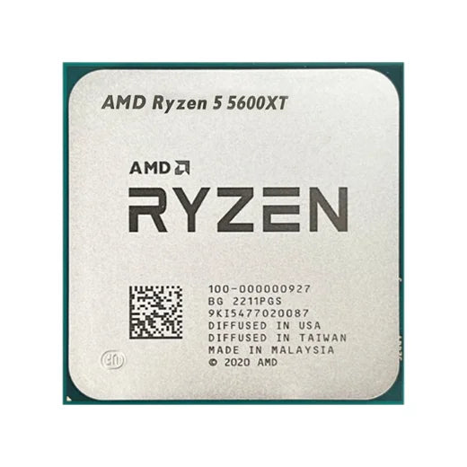 AMD Ryzen 5 5600XT R5 5600XT Desktop CPU Processor 6-Core 12-Thread 3.5GHz Boost 4.6GHz 32MB L3 Cache AM4 Socket 65W Gaming Proc