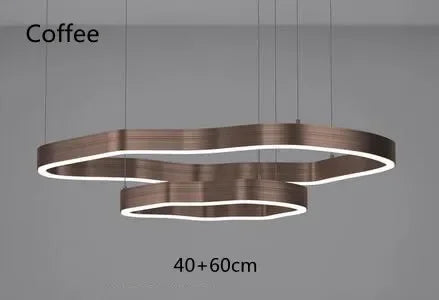 Nordic Simple Led Pendant Lights for Living Dining Room Coffee Tables Hotel Bedroom Chandeliers Home Decor Hanging Light Fixture