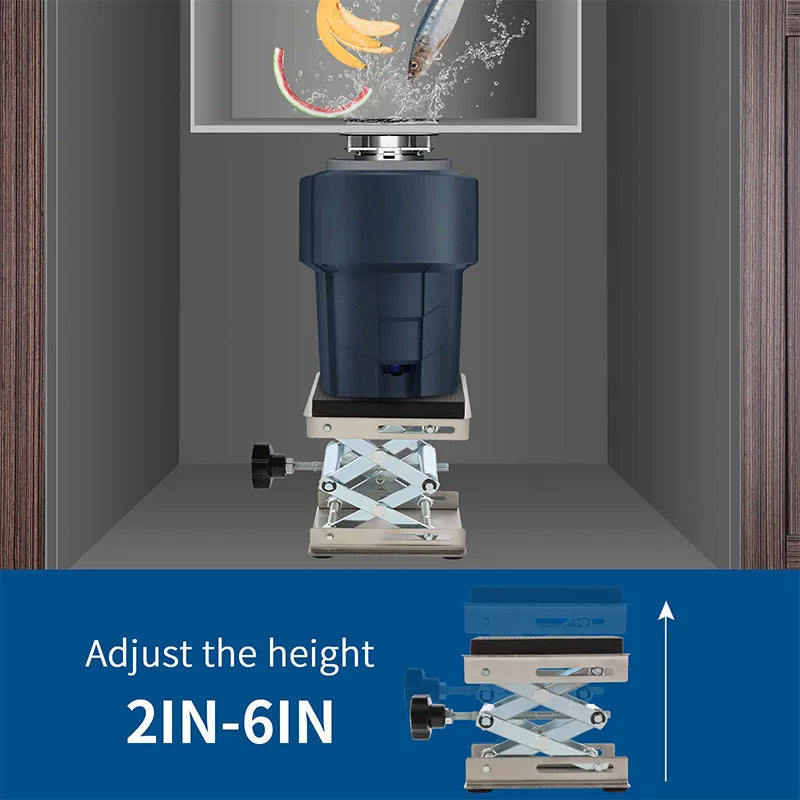 Waste Disposal Shock Absorbing Bracket Kitchen Household Garbage Disposer Support Frame Cushioning Bearing Adjusting Base