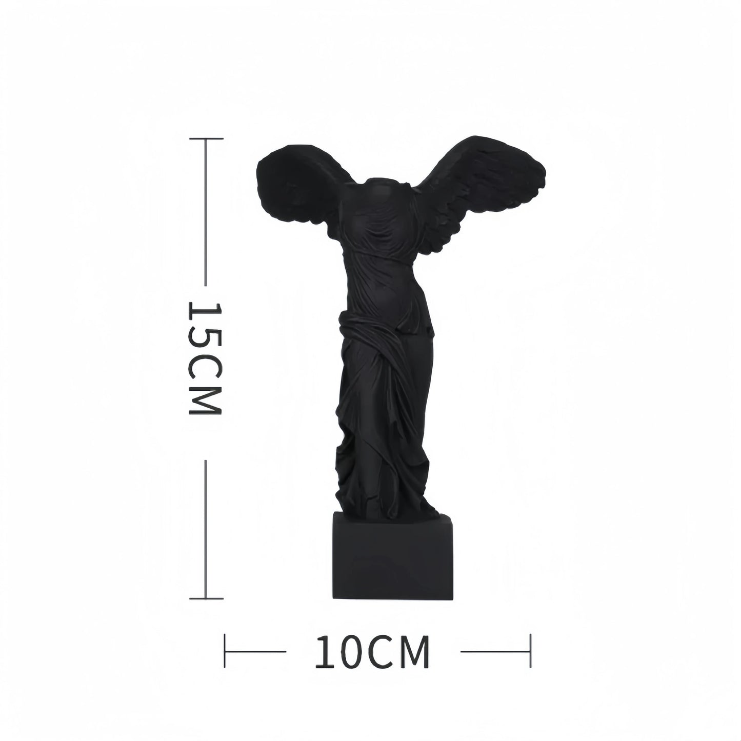 Greek Mythology Statue Goddess of Victory Victoria Figurines Winged Victory of Samothrace Resin Sculpture  Home Decor Ornament
