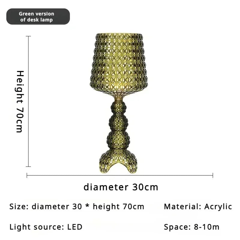 Italian Design Creative Floor Lamp Hollow Acrylic Modern Standing Light for Living Room Bedroom Home Decor LED